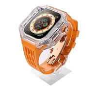 JPXXFM Kit de modification de bracelet de montre de luxe, pour 8 49 mm, bracelet de montre en transparent, pour iWatch Series 49 mm Sport Mod Kit accessoires