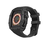 JPXXFM Kit de modification de bracelet de montre, pour Band 8 49 mm, remplacement du boîtier en acier inoxydable, lunette en métal, bracelet de montre en silicone