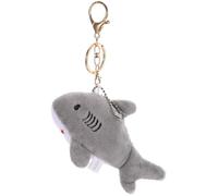 JPXXFM Lovely Plush Shark Keychain Lightweight Key Pendant for Bags and Car Keys Cute Stuffed Animal Accessory with Gold Clip Party and Backpack Charm