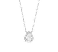 JPXXFM Mermaid's Tears Shape Necklace,Bezel Set Solitaire in Waterdrop Design,Fashion Jewelry for Women