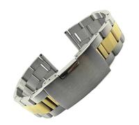 JPXXFM Metal Bracelet 26mm 28mm 30mm Band Wrist Strap Black Silver Gold Belt