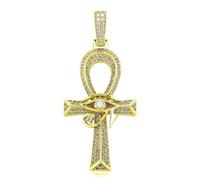 JPXXFM Mystical Crosses Pendant Necklace Featuring Eye of Unisex Fashion