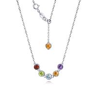 JPXXFM necklaces ladies fashion jewelry colored gemstone s925 exquisite elegant pendant necklace women's pendants