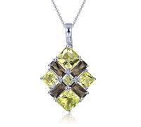 JPXXFM necklaces ladies fashion jewelry crystal chain exquisite elegant pendant necklace women's pendants