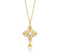 JPXXFM necklaces ladies pearl * 6mm pendant necklace party banquet elegant simple jewelry women's pendants