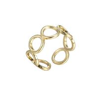 JPXXFM New wild ins wind jewelry retro ring female cold wind simple fashion geometric simple love heart-shaped opening ladies