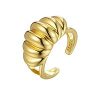 JPXXFM New wild twill ring INS retro simple spiral female niche temperament fashion open ring jewelry holiday girlfriend gift