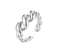 JPXXFM New wild twill ring INS retro simple spiral female niche temperament fashion open ring jewelry holiday girlfriend gift