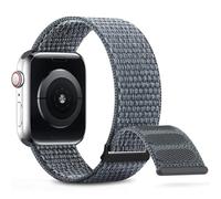JPXXFM Nylon Sport Band Compatible with Band 38mm 40mm 41mm 42mm 44mm 45mm Women Men Braided Strap Compatible for iWatch Series 9/8/7/6/5/4/3/2 SE