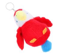 JPXXFM Parrot Keychain Soft Cockatiel Bag Charm Cartoon Bird Pendant Handbag Accessory Cute Stuffed Animal Gift for Boys and Girls and Parrot Lovers