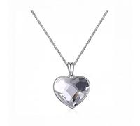 JPXXFM pendant necklaces for women crystal double sided necklace anniversary fine jewelry
