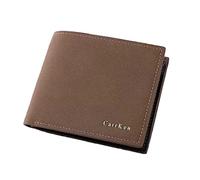 JPXXFM Phone Wallets for Men's Short Fashionable Multi Functional Soft Frosted Wallet Wallets for Kids (Brown, One Size)