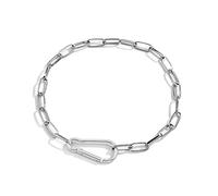 JPXXFM Punk Thick Chain Choker Necklace Men Hip Hop Big Button Pendants Women Jewelry Present