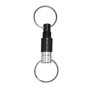 JPXXFM Release Keyring - Titanium Alloy Release Swivel | Pull Apart Detachable Keychains | Secure Holder Quickly Release Keyring Compact Lightweight For Hiking Travel Running Camping