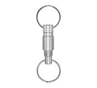 JPXXFM Release Keyring - Titanium Alloy Release Swivel | Pull Apart Detachable Keychains | Secure Holder Quickly Release Keyring Compact Lightweight For Hiking Travel Running Camping