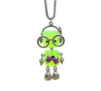 JPXXFM Retro Movable Joint Robot Neckchain Vintage Mechanical Screw Robot Pendant Necklace Chain Jewelry Accessories