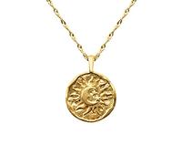 JPXXFM round pendant for sun moon ladies collares