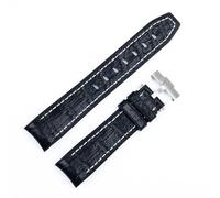 JPXXFM Rubber Leather Texture Watch Strap For Rolex Daytona Submariner GMT 20mm Watchband For Omega Speedmaster Moonwatch