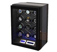 JPXXFM Safe Watch Winder Box for 12 Automatic Watches Multi Jewelry Storage with Lock Security Watch Winding Display Box