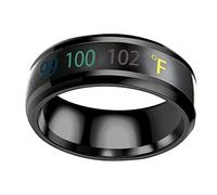 JPXXFM Sensitive Couple Ring Mens Jewelry Stylish Jewelry Titanium Mood Steel Band Ring Wedding Bands for Him Wedding Band Couples Tungsten Rings Couple Ring Jewelry Stainless Steel