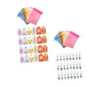 JPXXFM Sets Rabbit Keychain Easter Diy Pendant Bride Bag Tote Easter Baptism Keychains Accessory Thank You Favor Cartoon Bunny Keychain Keyrings Bag Fashion Zinc Alloy