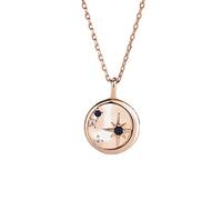 JPXXFM Shell Star Pendant Necklace With Blue Cubic Dainty Jewelry Women Presents
