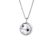 JPXXFM Shell Star Pendant Necklace With Blue Cubic Dainty Jewelry Women Presents
