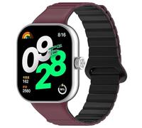 JPXXFM Silicone Magnetic Strap for Redmi Watch 4 Accessories Replacement Smart Watch Band Wristband Soft Sport Bracelet for Miband 8Pro Watchbands