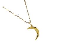 JPXXFM small crescent pendant chain light jewelry accessories