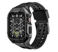 JPXXFM Soft Band Metal Case Sets,45mm 44mm,Strap Sport Wristband,Series 8 7 6 5 4 SE Bracelet Replace