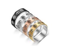 JPXXFM Stackable Rings for Women Non Tarnish Stocking Stuffers Silver Rings Set Star Moon Knuckle Rings Set Aesthetic Rings Christmas Jewelry Gifts for Women Trendy