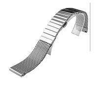 JPXXFM steel double push butterfly clasp watch22 24mm