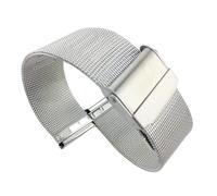 JPXXFM steel fine belt male watchultra-thin safety buckle black 18 20mm