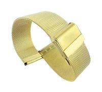 JPXXFM steel fine belt male watchultra-thin safety buckle black 18 20mm