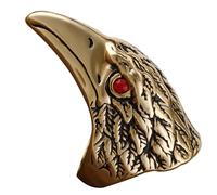 JPXXFM Steel Raven Red Zircons Eyes Rings Making Jewelry Accessories For Men Women