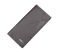 JPXXFM Stripe Long Wallet Artificial Solid Color Men Business Open Purse Multiple Card Slots Clutch Wallet Girls (A, One Size)