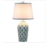 JPXXFM Table Lamp Vintage Ceramic Bedside Table Lamp,Creative Personality Bedroom Light,Smart Remote Bedside Desk Lamp Bedroom Living Room Dedside Lamp Elegant,A,red,Push n