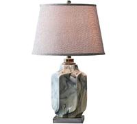 JPXXFM Traditional Nightstand Lamp Ceramic Brass Table Lamp Chinese Decorative Ice Crack Table Lamps Desk Light for Home Bedroom Decor Bedside Farmhouse Coastal Lamps,Dimmer Switch,40 * 6