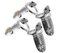 JPXXFM Unique Snake Nail Rings for Women Stylish Finger Nail Jewelry Decoration Random Color