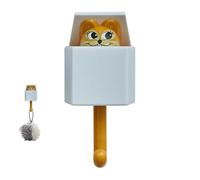 JPXXFM Wall Hook, Squirrel Adhesive Wall Hook for Keychain, Bathroom Towel Hook, Shower Towel Hooks for Coats, Bags, Hats, Purses