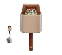 JPXXFM Wall Hook, Squirrel Adhesive Wall Hook for Keychain, Bathroom Towel Hook, Shower Towel Hooks for Coats, Bags, Hats, Purses