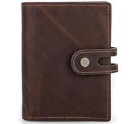 JPXXFM Wallets for Men Blocking Wallet, Can Be Placed to Prevent Your Wallet from Being Lost Buckle Automatic Card Box, One Color