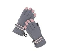 JPXXFM Warm Gloves Women's Outdoor Sports Skiing Riding Cold-Proof Waterproof Touchable Mobile Phone Warm Gloves Hair Accessories Rhinestone