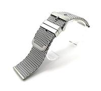 JPXXFM watch strap loop wrist 20mm 22mm 24mm universal stainless steel band buckle belt
