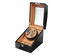 JPXXFM Watch Winder Box 2+3 Automatic Watche Winder Adapter and Battery Powered Wooden Piano Finish Quiet Motor High-end B Watch Display Storage