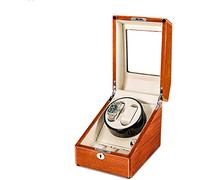 JPXXFM Watch Winder Box for 2+3 Automatic Watch Solid Wood Watches Storage Box Supports USB Charging Silent Motor for Men Women Gift Accessories