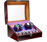 JPXXFM Watch Winder for Automatic Watches LED Illumination Quiet Motor Flexible Watch Pillow Dual Power Supply 4 Rotation Modes It's so kind of you
