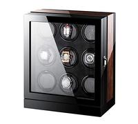JPXXFM Watch Winder for Automatic Watches Piano Finish LCD Display Touch Screen Built-in Illumination Fit Man Women Watches Watch Display Storage