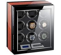 JPXXFM Watch Winder for Automatic Watches, Piano Finish Remote Control LCD Display Touch Screen Built-in Illumination Quiet Motor It's so kind of you