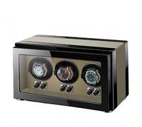 JPXXFM Watch Winder for Automatic Watches Solid Wooden Box for 3 Automatic Watches with Quiet Motors for Women's and Men's Watches